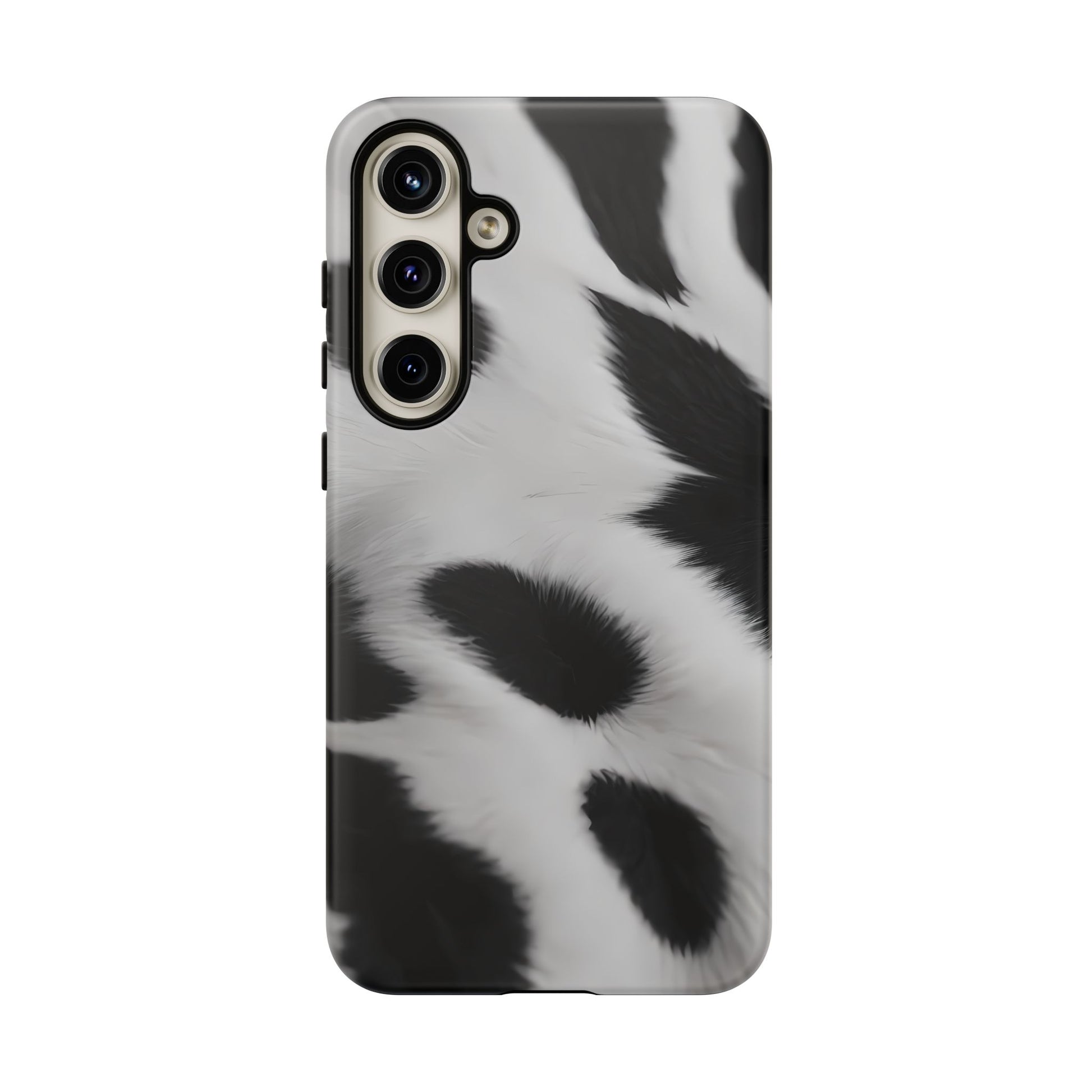 Chic Bovine Elegance Phone Case for iPhone 8–16 Pro Max, Pixel 5–8 Pro, Galaxy S10–S24 Ultra - Designed by Thalia