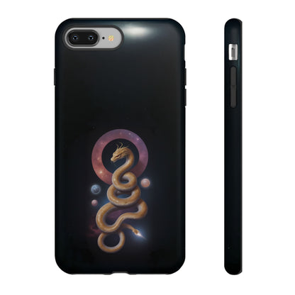 Chinese Zodiac Snake Custom Phone Case for iPhone 8–16 Pro Max, Pixel 5–8 Pro, Galaxy S10–S24 Ultra - Designed by Thalia