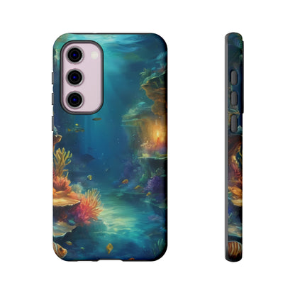 Oceanic Depths Custom Phone Case for Samsung Galaxy S10–S10 Plus, S20–S20 Ultra, S21, S22, S23, S24 Ultra - Designed by Thalia