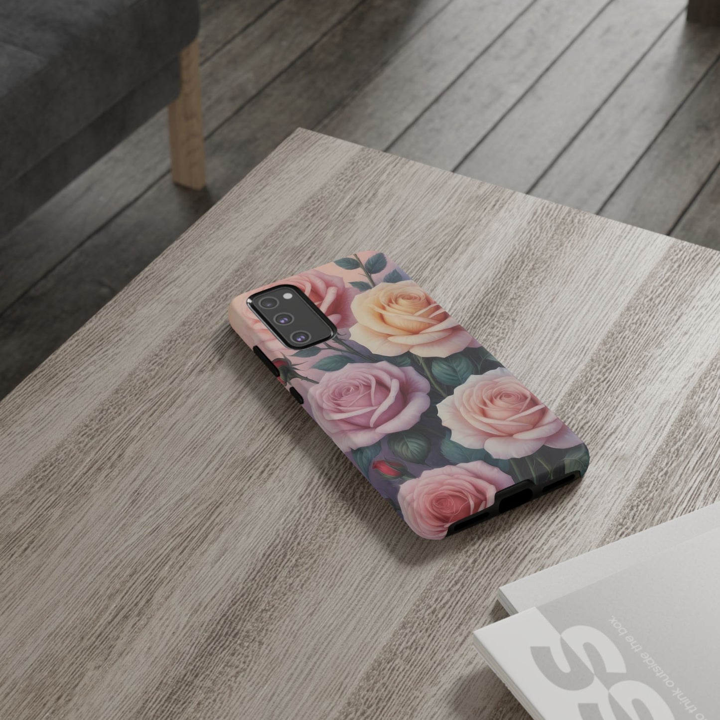 Roses Custom Phone Case for Samsung Galaxy S10–S10 Plus, S20–S20 Ultra, S21, S22, S23, S24 Ultra - Designed by Thalia