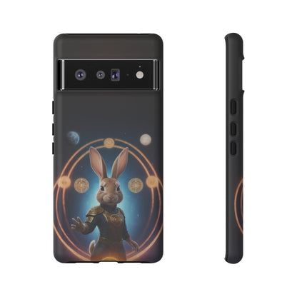 Chinese Zodiac Rabbit Phone Case for Google Pixel 8 Pro, Pixel 8, Pixel 7, Pixel 6 Pro, Pixel 6, Pixel 5 5G - Designed by Thalia