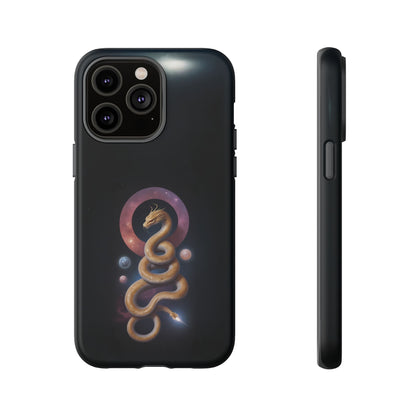 Chinese Zodiac Snake Custom Phone Case for iPhone 8–16 Pro Max, Pixel 5–8 Pro, Galaxy S10–S24 Ultra - Designed by Thalia