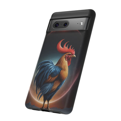 Chinese Zodiac Rooster Custom Phone Case for iPhone 8–16 Pro Max, Pixel 5–8 Pro, Galaxy S10–S24 Ultra - Designed by Thalia