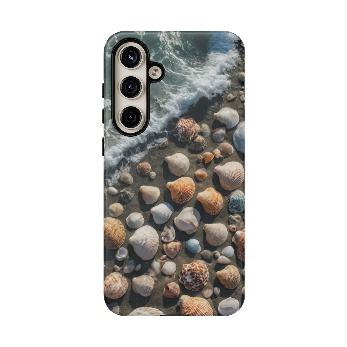 She Sells Sea Shells Phone Case for iPhone 8–16 Pro Max, Pixel 5–8 Pro, Galaxy S10–S24 Ultra - Designed by Thalia