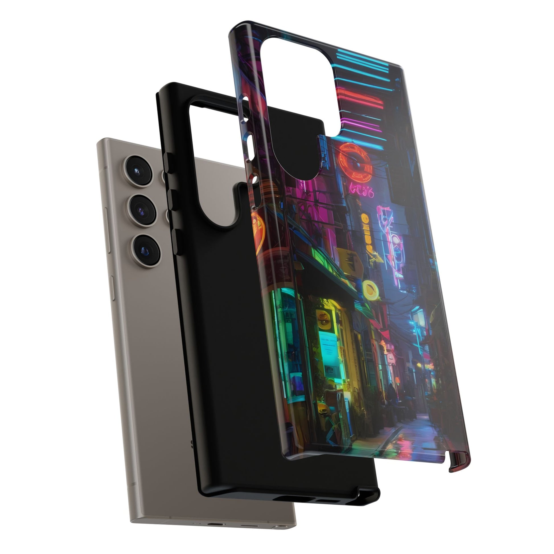 Electric Neon Custom Phone Case for Samsung Galaxy S10–S24 - Designed by Thalia