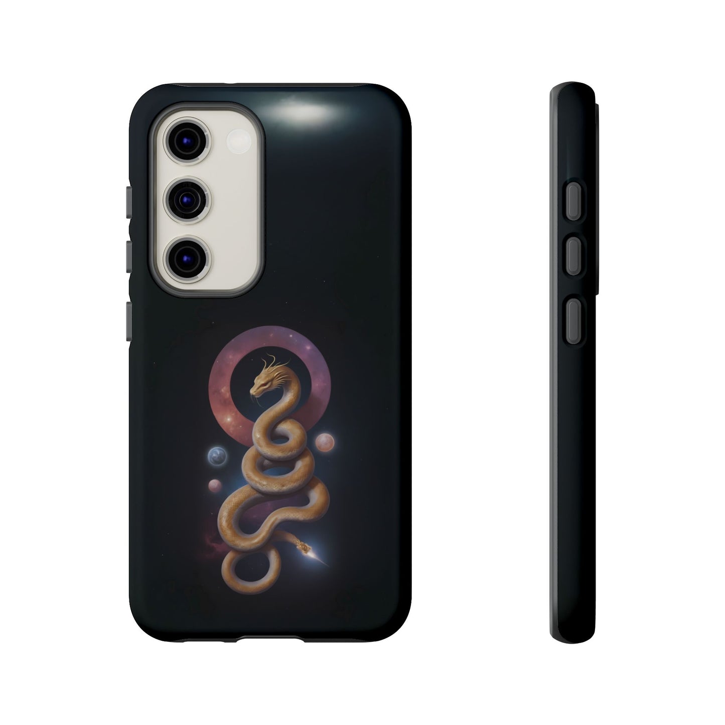 Chinese Zodiac Snake Custom Phone Case for iPhone 8–16 Pro Max, Pixel 5–8 Pro, Galaxy S10–S24 Ultra - Designed by Thalia