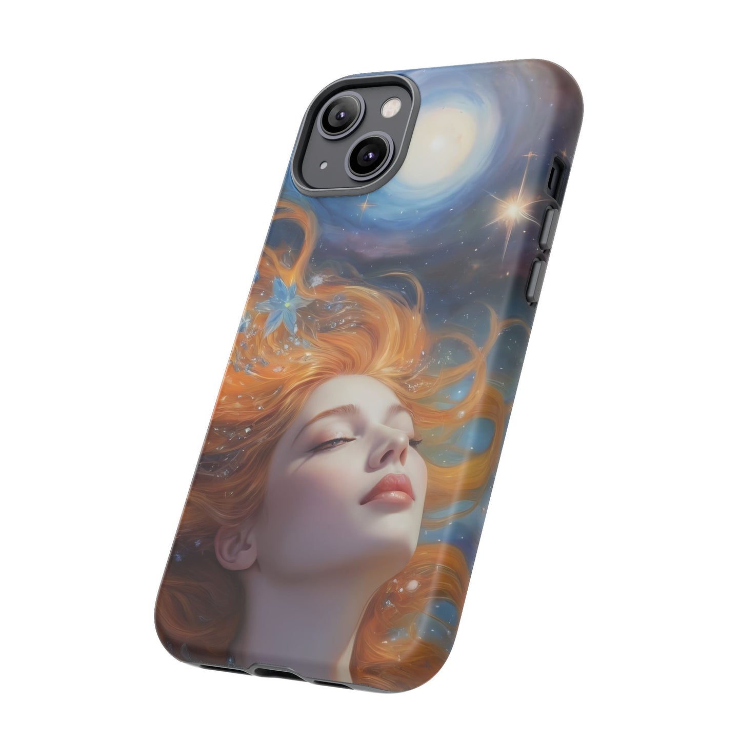 Celestial Dreams Custom Phone Case for iPhone 8–16 Pro Max, iPhone 8 Plus–13 Mini, iPhone XS–XS Max, iPhone 11–14 Pro Max - Designed by Thalia