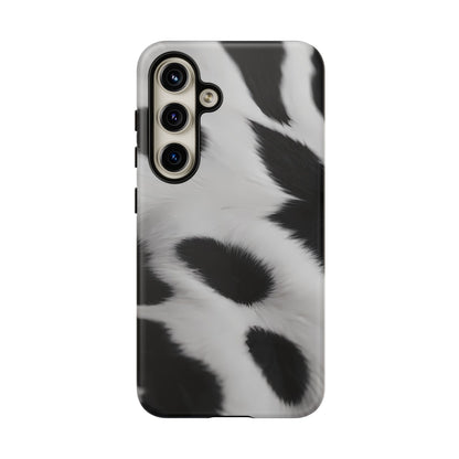 Chic Bovine Elegance Phone Case for iPhone 8–16 Pro Max, Pixel 5–8 Pro, Galaxy S10–S24 Ultra - Designed by Thalia