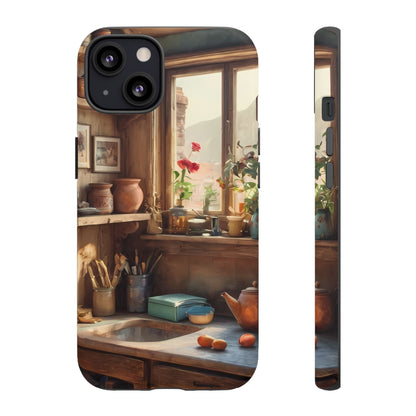 Vintage Vignettes Phone Case for iPhone 8–16 Pro Max, Pixel 5–8 Pro, Galaxy S10–S24 Ultra - Designed by Thalia