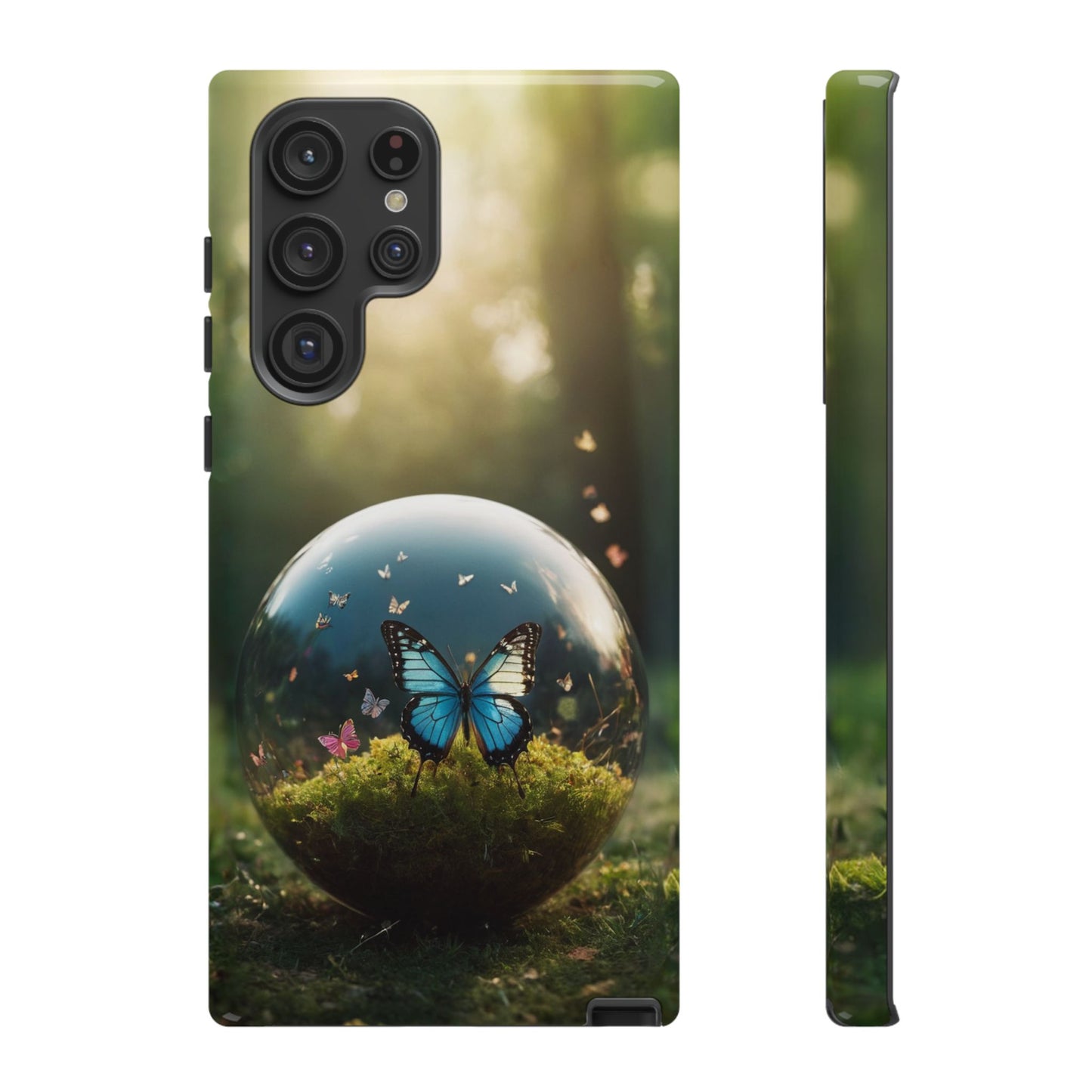 Butterfly Ball Custom Phone Case for Samsung Galaxy S10–S24 Ultra – Stylish, Unique & UV Protected - Designed by Thalia