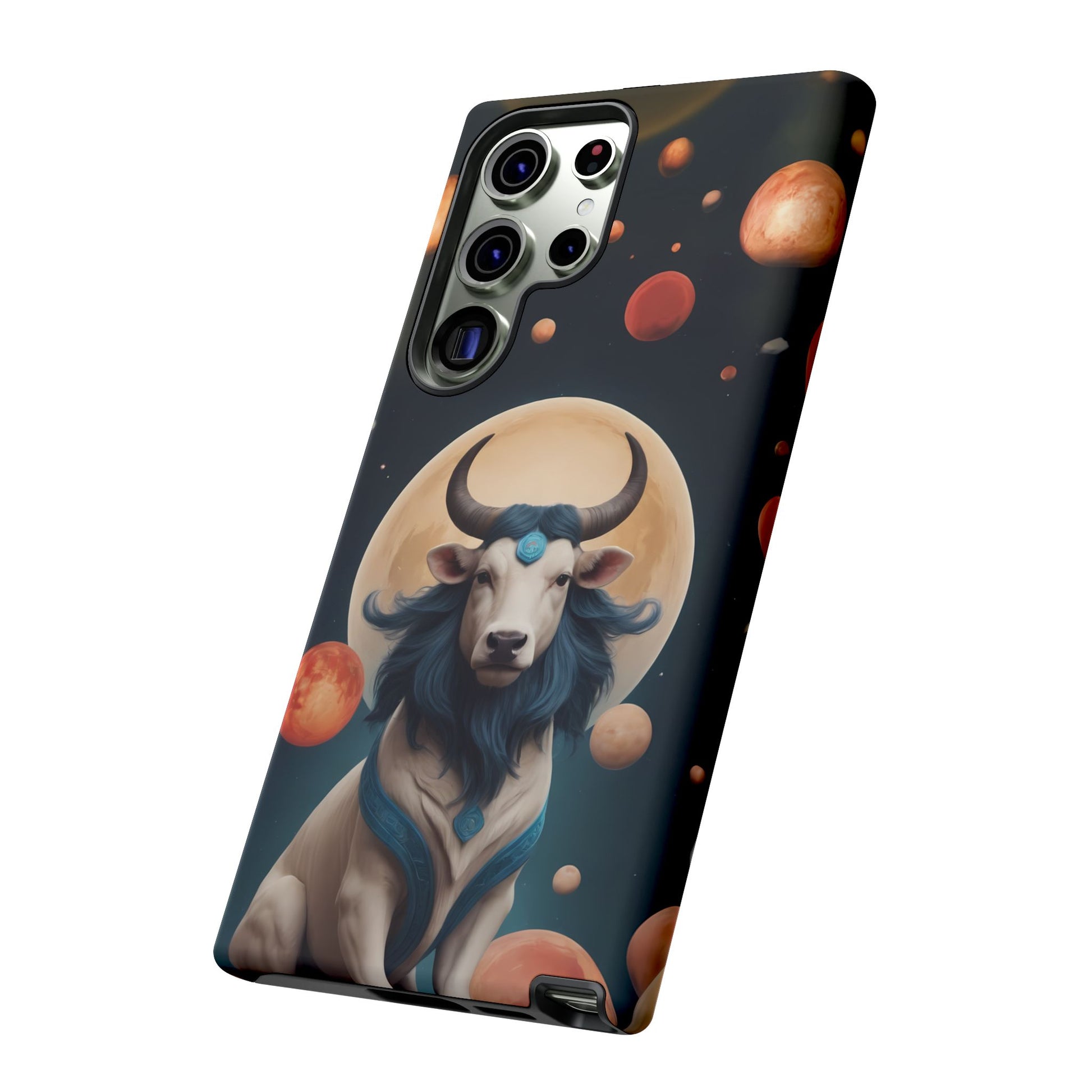 Chinese Zodiac Ox Custom Phone Case for Samsung Galaxy S10–S24 - Designed by Thalia