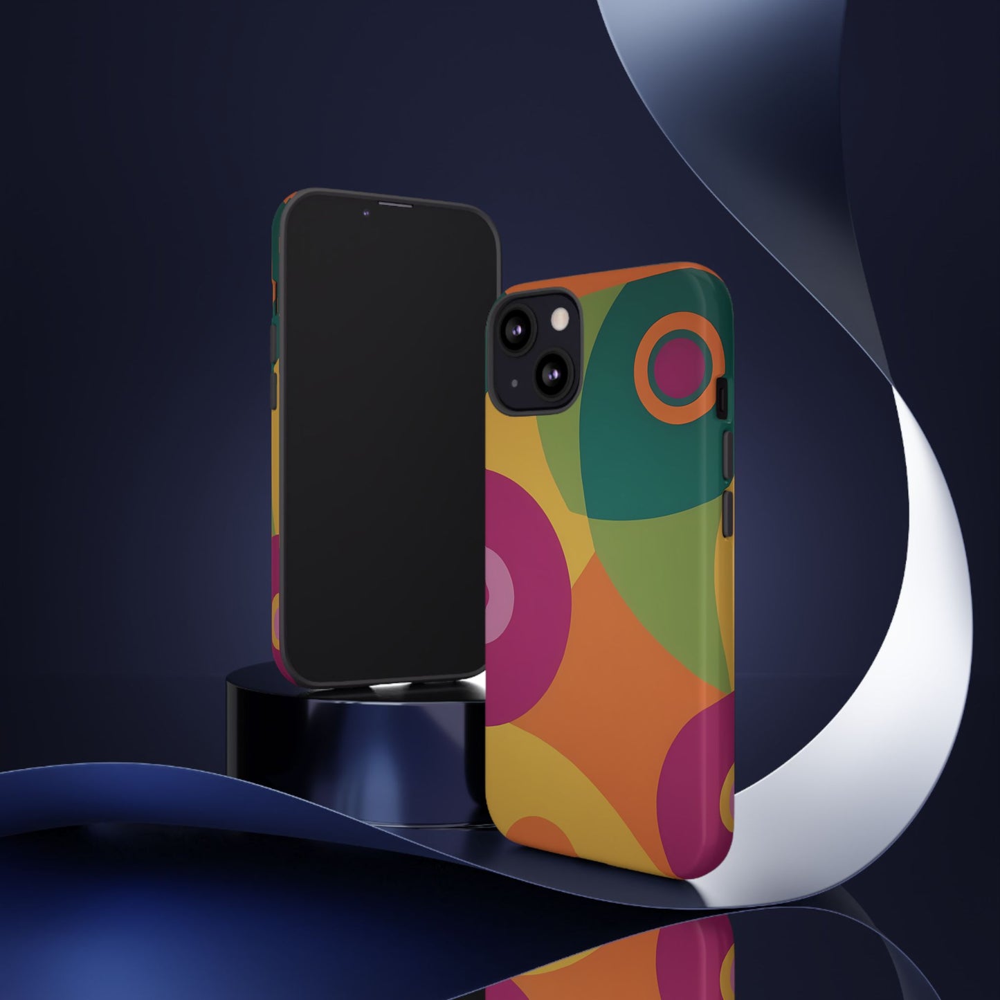 60s Retro Phone Case for iPhone 8–16 Pro Max, Pixel 5–8 Pro, Galaxy S10–S24 Ultra - Designed by Thalia