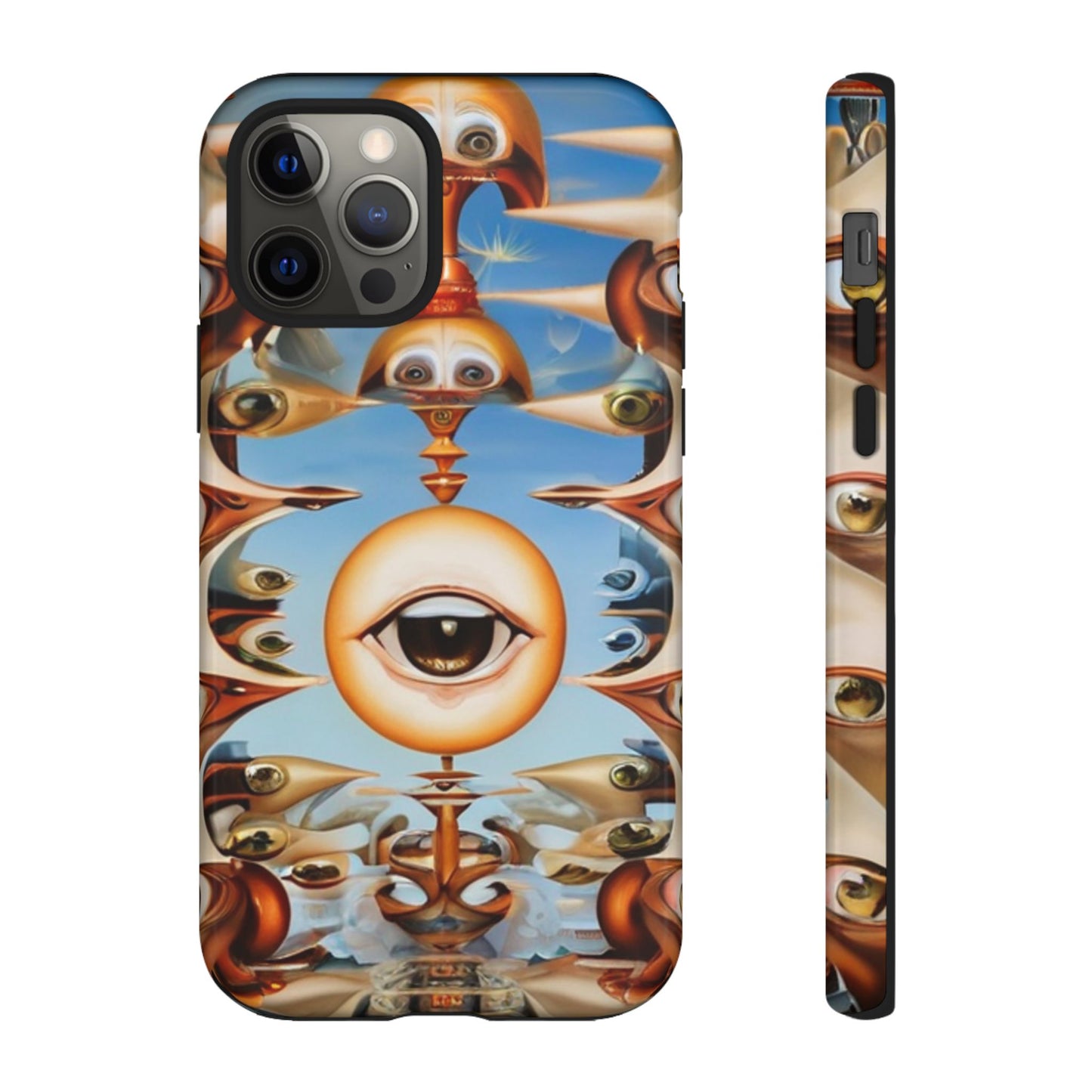 Surreal Suspect Phone Case for iPhone 8–16 Pro Max, iPhone 8 Plus–13 Mini, iPhone XS–XS Max, iPhone 11–14 Pro Max - Designed by Thalia