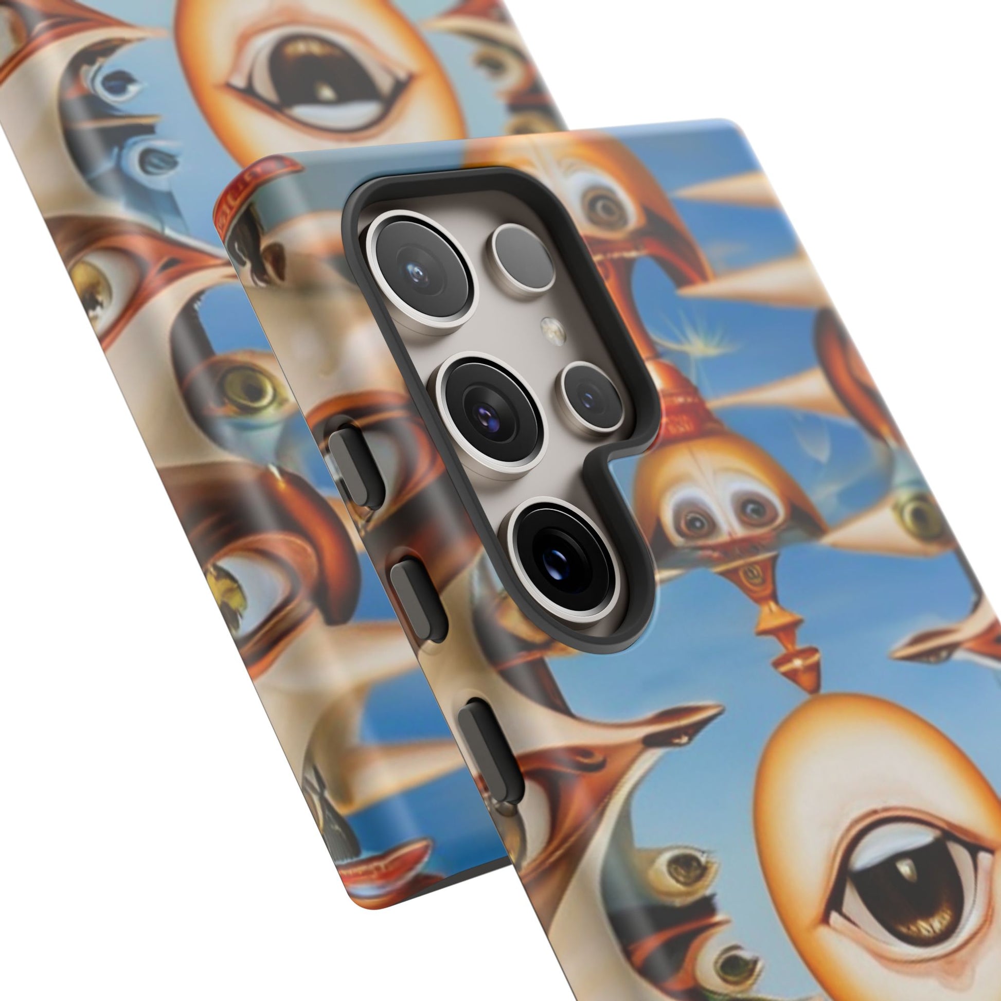 Surreal Suspect Custom Phone Case for Samsung Galaxy S10–S10 Plus, S20–S20 Ultra, S21, S22, S23, S24 Ultra - Designed by Thalia