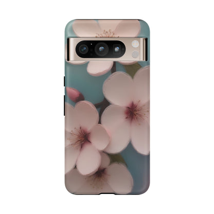 Cherry Blossom Custom Phone Case for Google Pixel 8 Pro, Pixel 8, Pixel 7, Pixel 6 Pro, Pixel 6, Pixel 5 5G - Designed by Thalia