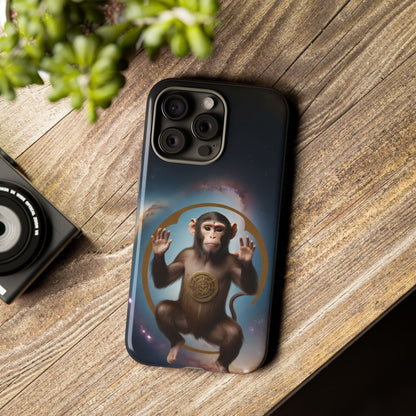 Chinese Zodiac Monkey Phone Case for iPhone 8–16 Pro Max, iPhone 8 Plus–13 Mini, iPhone XS–XS Max, iPhone 11–14 Pro Max - Designed by Thalia