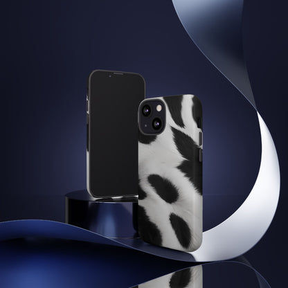 Chic Bovine Elegance Custom Phone Case for iPhone 8–16 Pro Max, iPhone 8 Plus–13 Mini, iPhone XS–XS Max, iPhone 11–14 Pro Max - Designed by Thalia