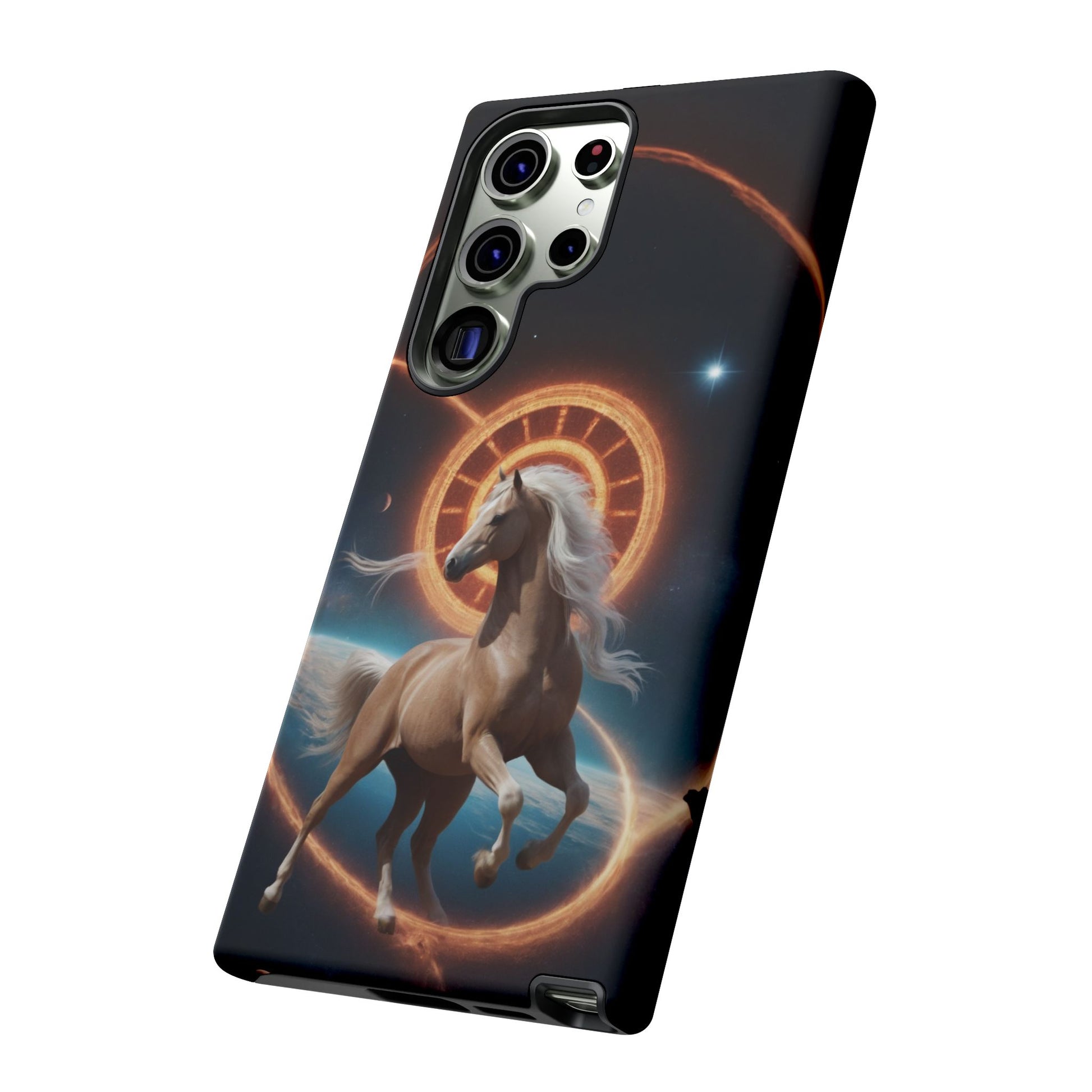 Chinese Zodiac Horse Custom Phone Case for iPhone 8–16 Pro Max, Pixel 5–8 Pro, Galaxy S10–S24 Ultra - Designed by Thalia