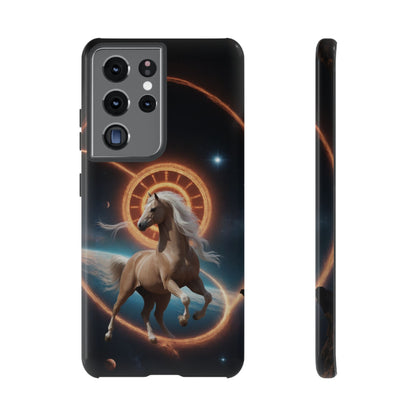 Chinese Zodiac Horse Custom Phone Case for iPhone 8–16 Pro Max, Pixel 5–8 Pro, Galaxy S10–S24 Ultra - Designed by Thalia