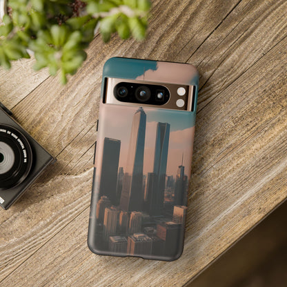 City Skylines Phone Case for Google Pixel 8 Pro, Pixel 8, Pixel 7, Pixel 6 Pro, Pixel 6, Pixel 5 5G - Designed by Thalia