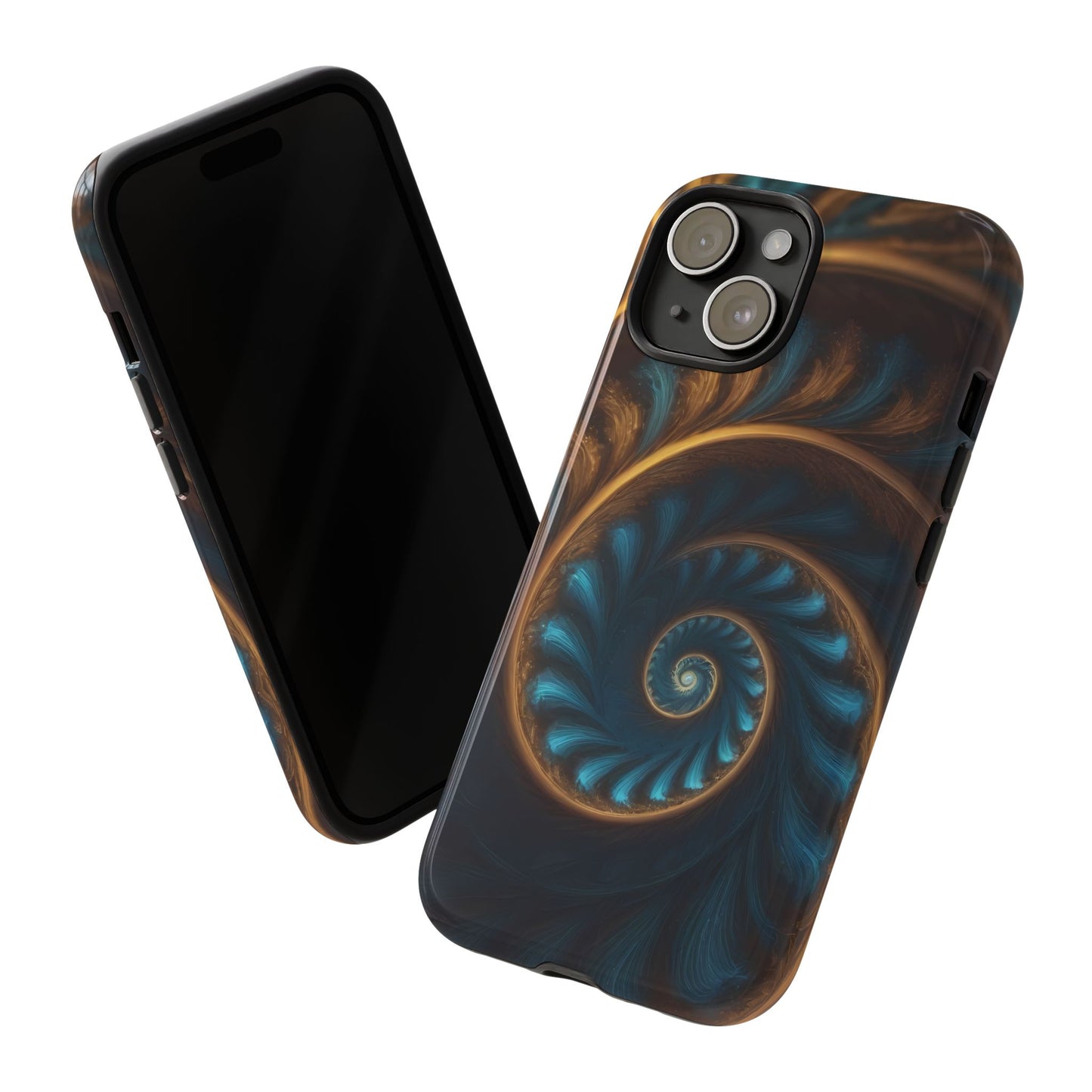 3D Fractal Custom Phone Case for iPhone 8–16 Pro Max, iPhone 8 Plus–13 Mini, XS, XR, X, 11–14 Pro Max - Designed by Thalia