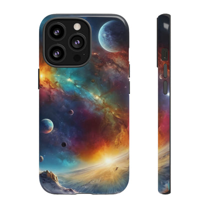 Cosmic Voyage Phone Case for iPhone 8–16 Pro Max, iPhone 8 Plus–13 Mini, iPhone XS–XS Max, iPhone 11–14 Pro Max - Designed by Thalia