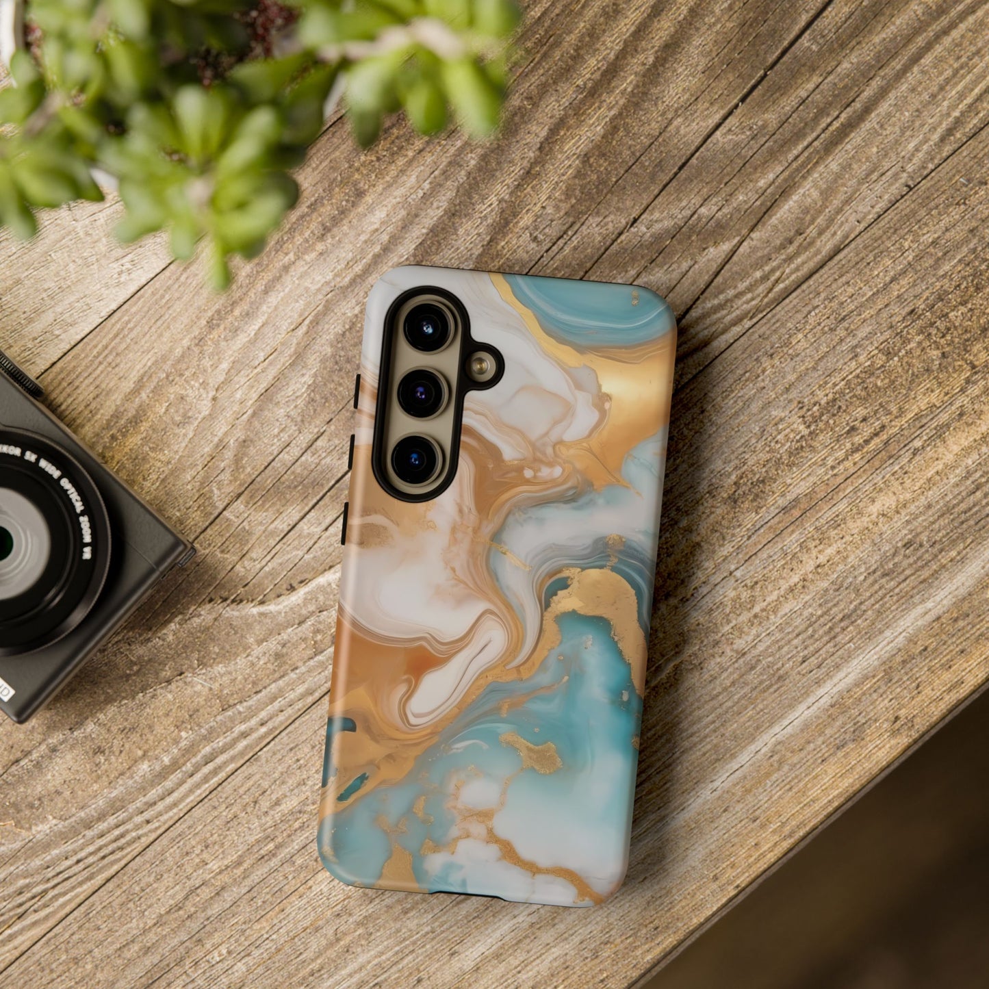 Marble Hues Phone Case for iPhone 8–16 Pro Max, Pixel 5–8 Pro, Galaxy S10–S24 Ultra - Designed by Thalia