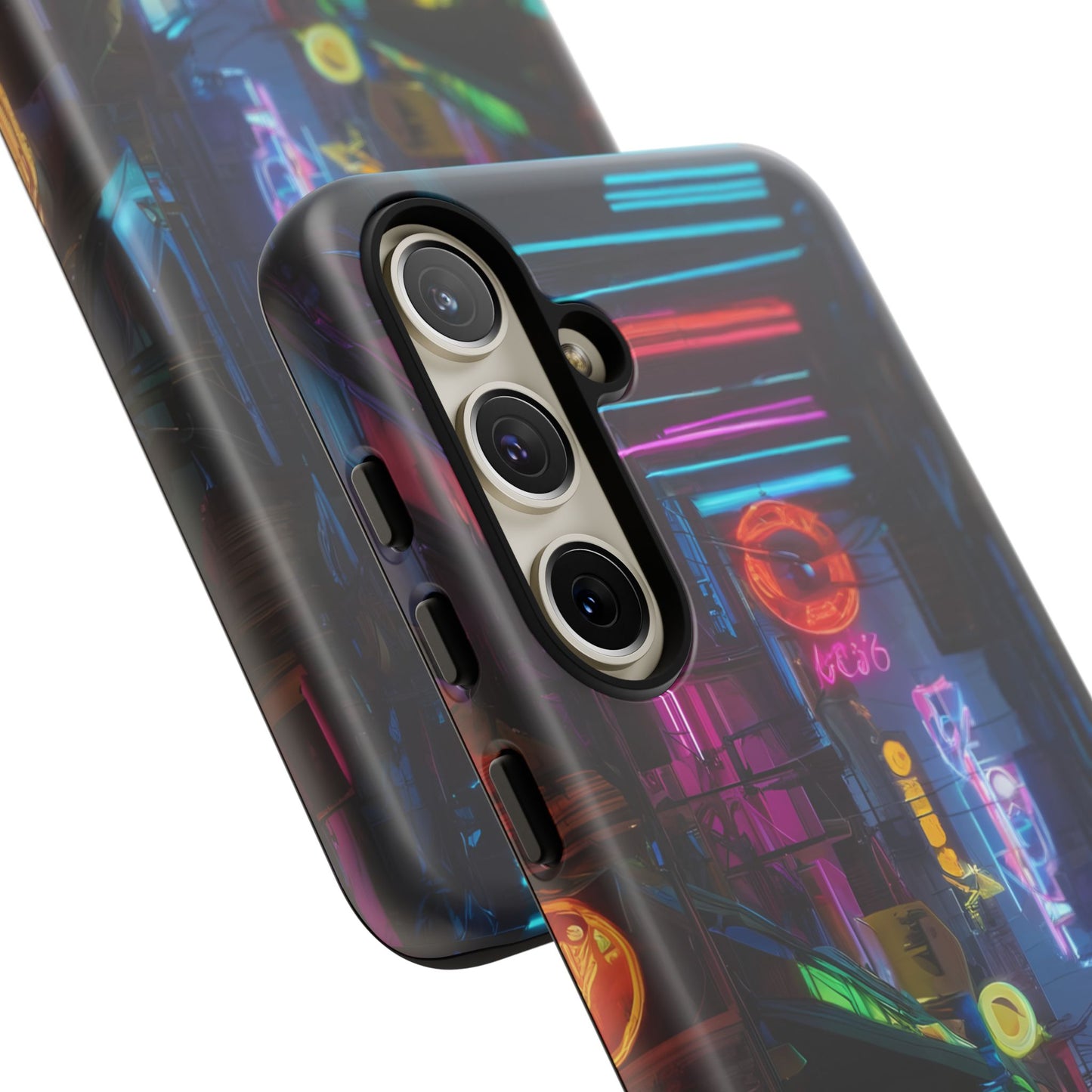 Electric Neon Custom Phone Case for Samsung Galaxy S10–S24 - Designed by Thalia