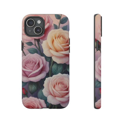 Bloom with Style - Roses Phone Case for iPhone 8–16 Pro Max, Pixel 5–8 Pro, Galaxy S10–S24 Ultra - Designed by Thalia