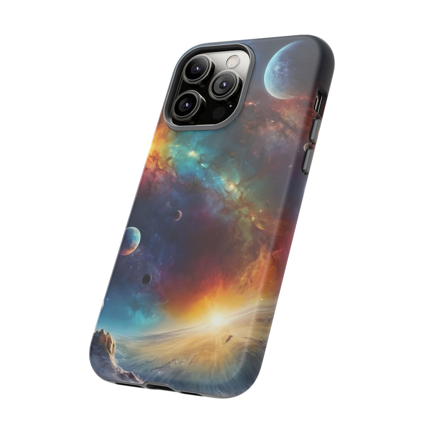 Cosmic Voyage Phone Case for iPhone 8–16 Pro Max, Pixel 5–8 Pro, Galaxy S10–S24 Ultra - Designed by Thalia