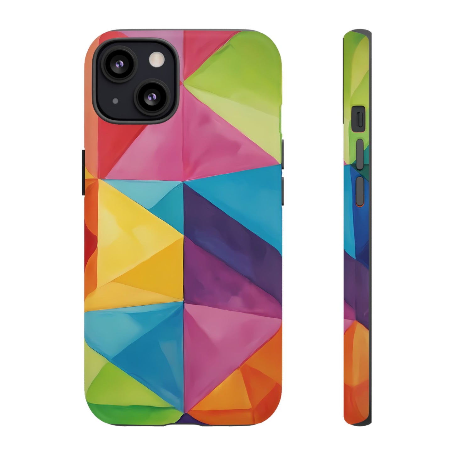 Geometric Play Phone Case for iPhone 8–16 Pro Max, Pixel 5–8 Pro, Galaxy S10–S24 Ultra - Designed by Thalia