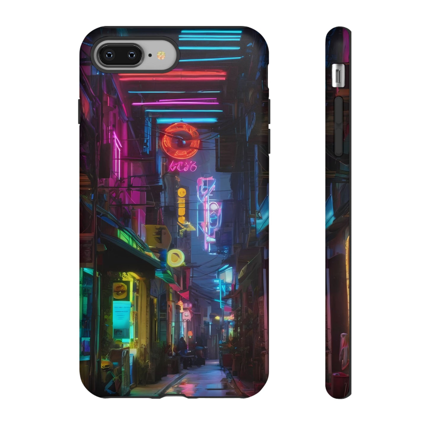 Electric Neon Phone Case for iPhone 8–16 Pro Max, iPhone 8 Plus–13 Mini, iPhone XS–XS Max, iPhone 11–14 Pro Max - Designed by Thalia