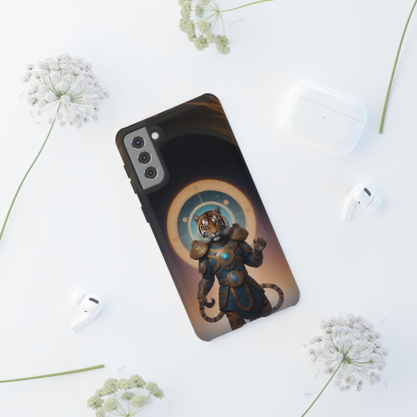 Chinese Zodiac Tiger Phone Case for Samsung Galaxy S10–S24 - Designed by Thalia