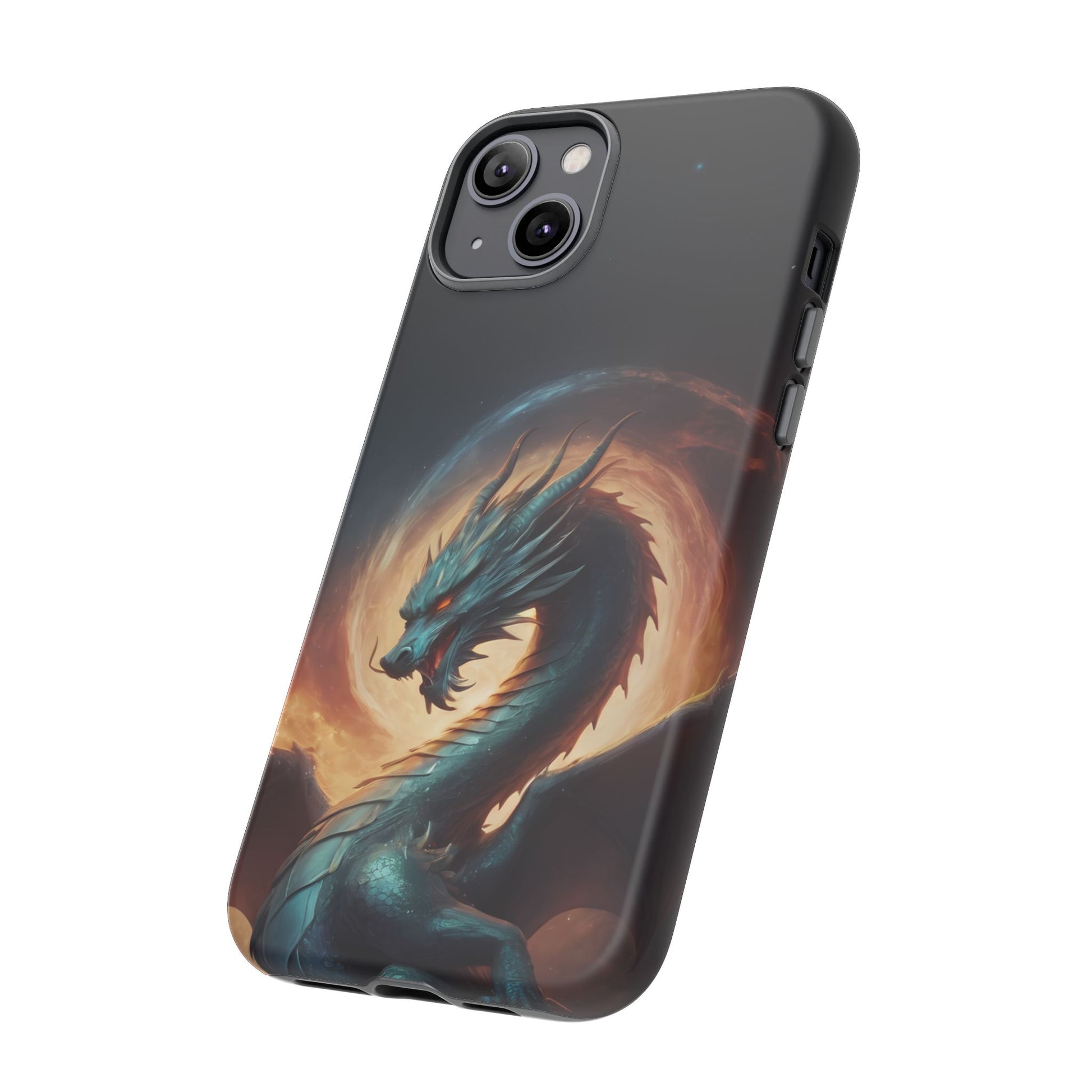 Chinese Zodiac Dragon Phone Case for iPhone 8–16 Pro Max, Pixel 5–8 Pro, Galaxy S10–S24 Ultra - Designed by Thalia