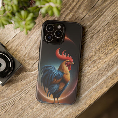 Chinese Zodiac Rooster Custom Phone Case for iPhone 8–16 Pro Max, Pixel 5–8 Pro, Galaxy S10–S24 Ultra - Designed by Thalia