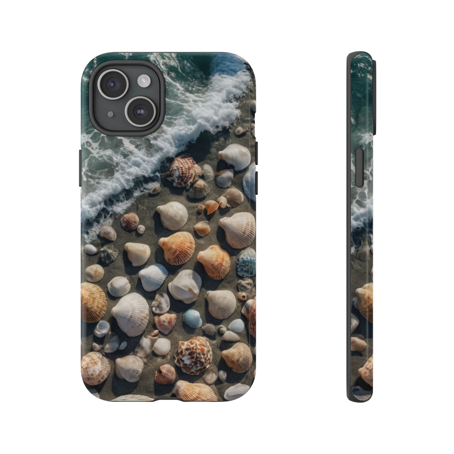 She Sells Sea Shells Phone Case for iPhone 8–16 Pro Max, Pixel 5–8 Pro, Galaxy S10–S24 Ultra - Designed by Thalia