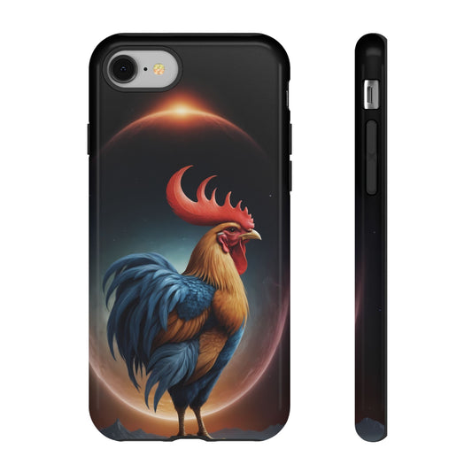 Chinese Zodiac Rooster Custom Phone Case for iPhone 8–16 Pro Max, Pixel 5–8 Pro, Galaxy S10–S24 Ultra - Designed by Thalia