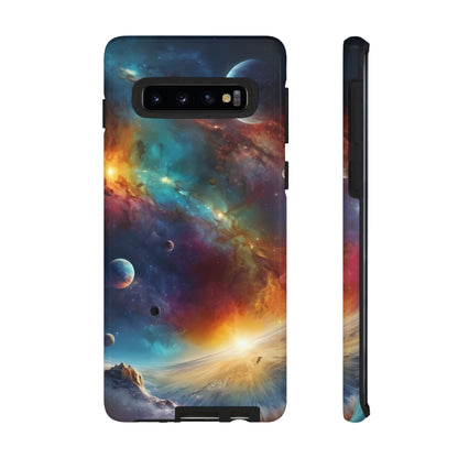 Cosmic Voyage Custom Phone Case for Samsung Galaxy S10–S24 - Designed by Thalia