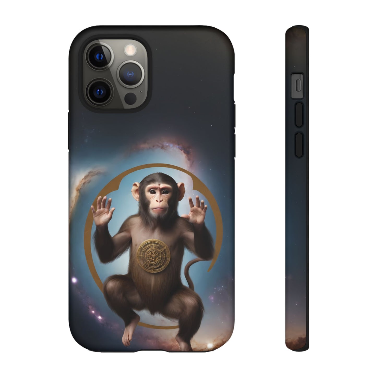 Chinese Zodiac Monkey Phone Case for iPhone 8–16 Pro Max, iPhone 8 Plus–13 Mini, iPhone XS–XS Max, iPhone 11–14 Pro Max - Designed by Thalia