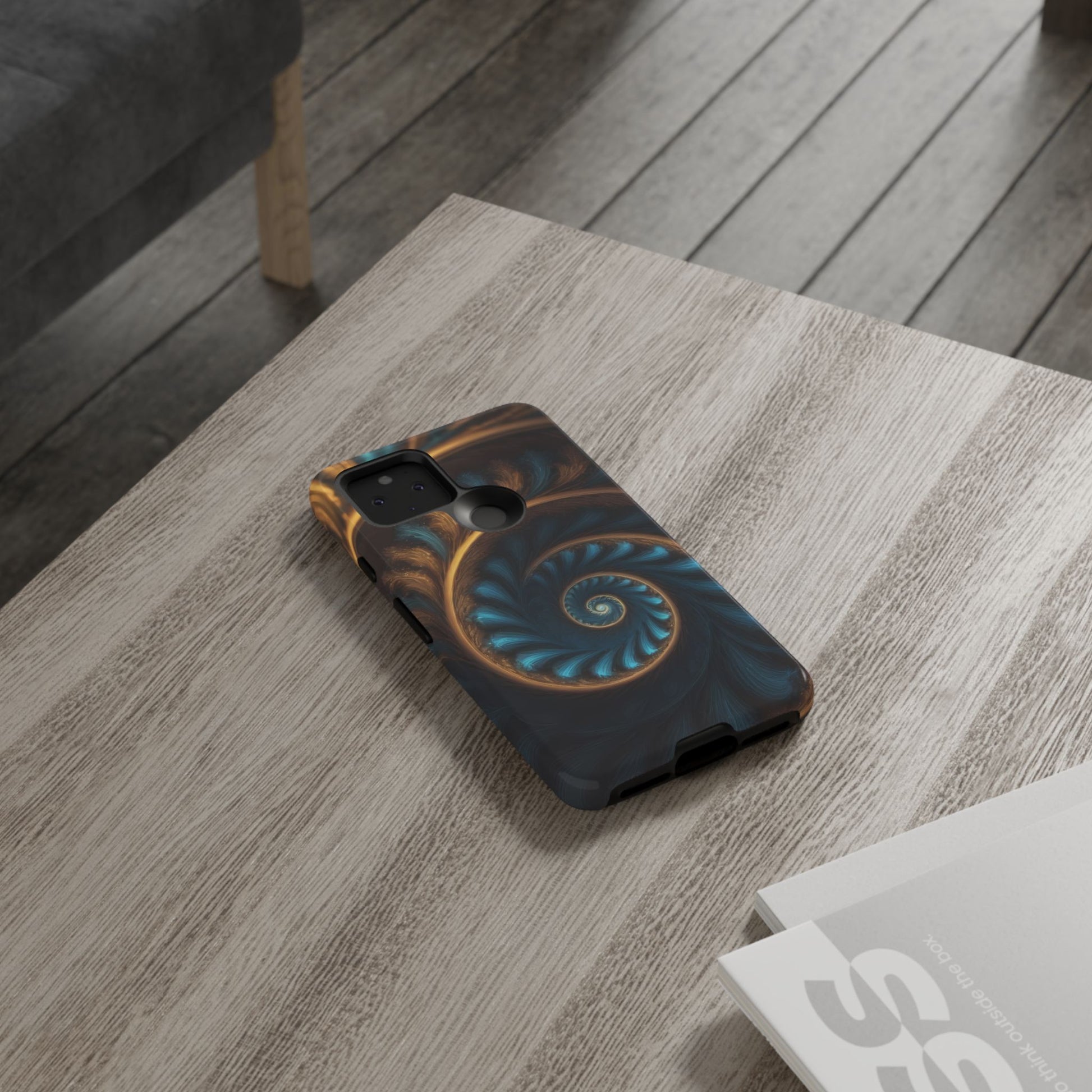 3D Fractal Custom Phone Case for Google Pixel 8 Pro, Pixel 8, Pixel 7, Pixel 6 Pro, Pixel 6, Pixel 5 5G - Designed by Thalia