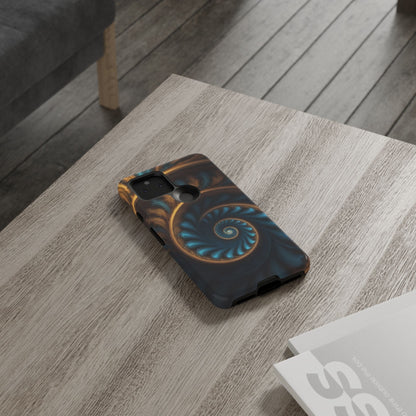 3D Fractal Custom Phone Case for Google Pixel 8 Pro, Pixel 8, Pixel 7, Pixel 6 Pro, Pixel 6, Pixel 5 5G - Designed by Thalia