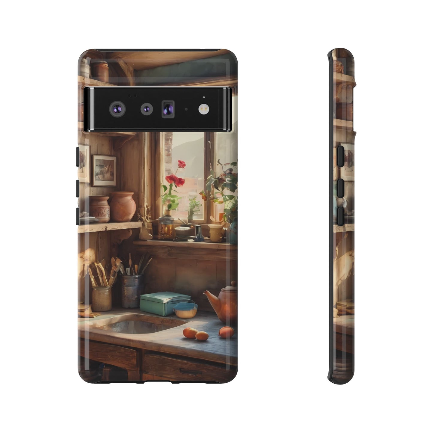 Vintage Vignettes Custom Phone Case for Google Pixel 8–Pixel 8 Pro, Pixel 7, Pixel 6 Pro, Pixel 6, Pixel 5 5G - Designed by Thalia