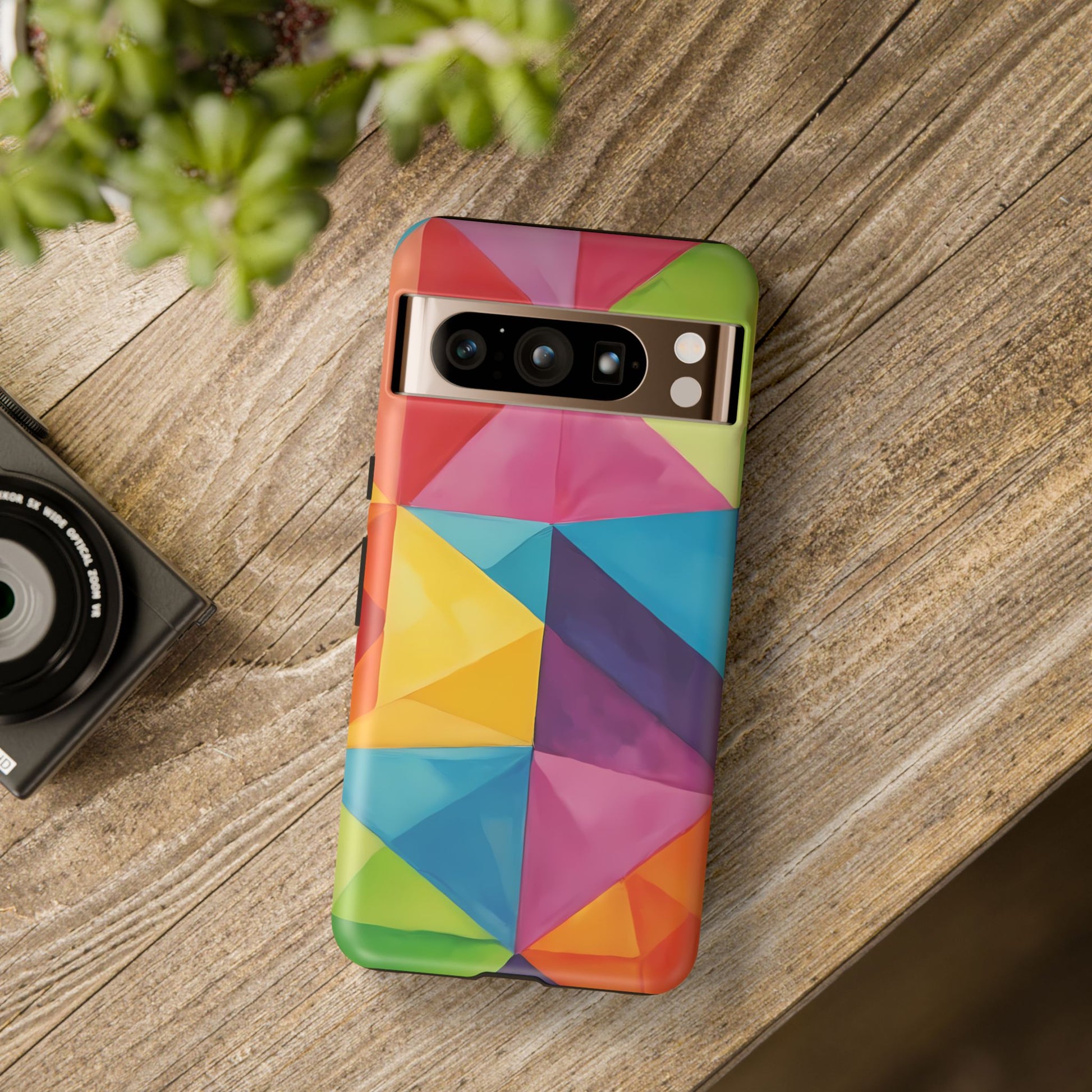 Geometric Play Phone Case for Google Pixel 8 Pro, Pixel 8, Pixel 7, Pixel 6 Pro, Pixel 6, Pixel 5 5G - Designed by Thalia