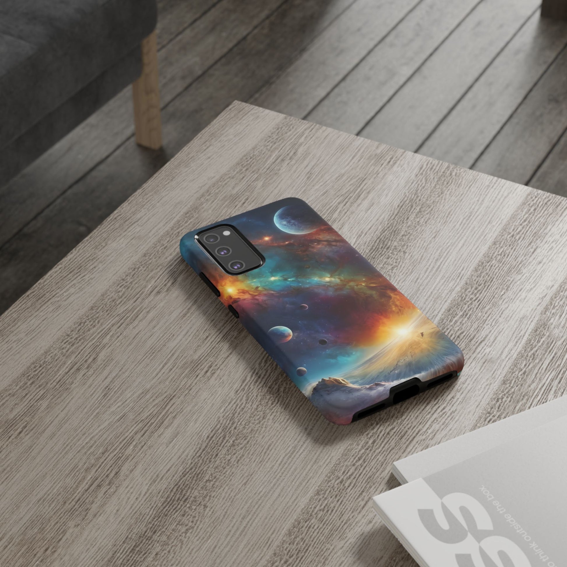 Cosmic Voyage Custom Phone Case for Samsung Galaxy S10–S24 - Designed by Thalia