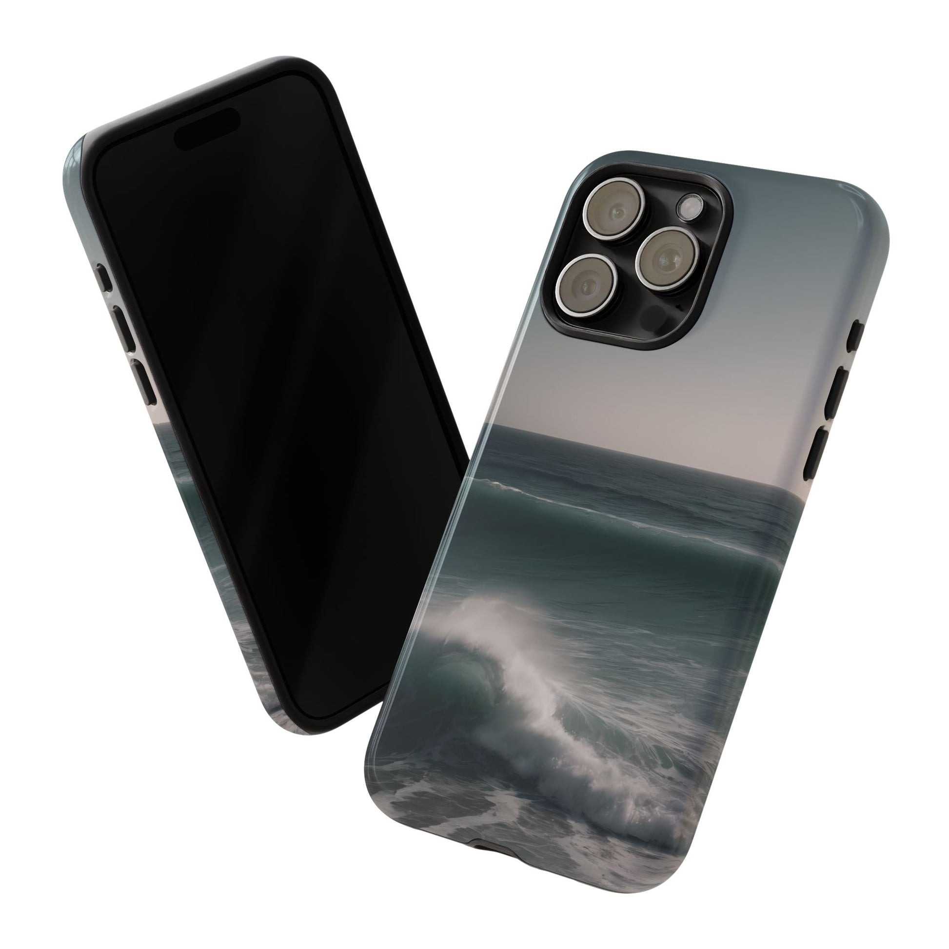 Cool Ocean Phone Case for iPhone 8–16 Pro Max, iPhone 8 Plus–13 Mini, iPhone XS–XS Max, iPhone 11–14 Pro Max - Designed by Thalia