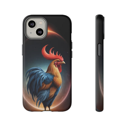 Chinese Zodiac Rooster Custom Phone Case for iPhone 8–16 Pro Max, Pixel 5–8 Pro, Galaxy S10–S24 Ultra - Designed by Thalia