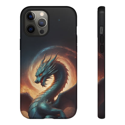 Chinese Zodiac Dragon Phone Case for iPhone 8–16 Pro Max, Pixel 5–8 Pro, Galaxy S10–S24 Ultra - Designed by Thalia