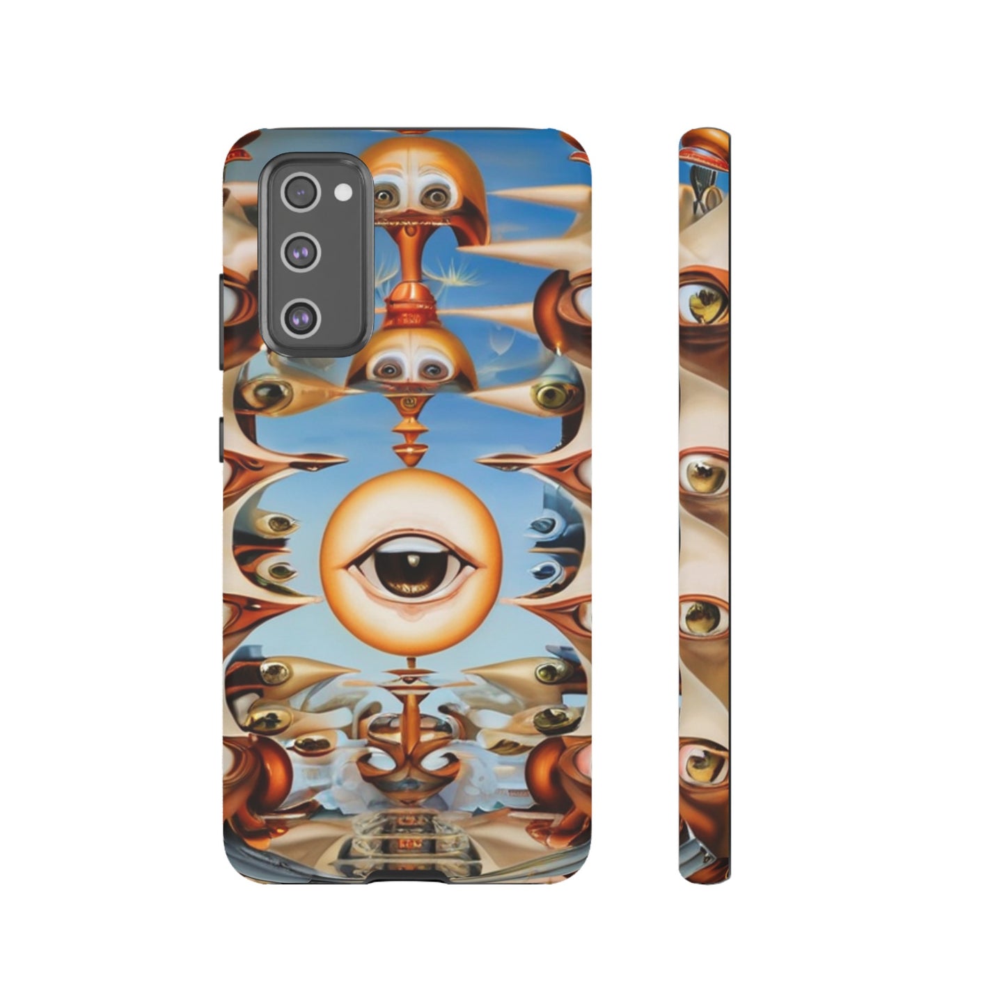 Surreal Suspect Phone Case for iPhone 8–16 Pro Max, Pixel 5–8 Pro, Galaxy S10–S24 Ultra - Designed by Thalia