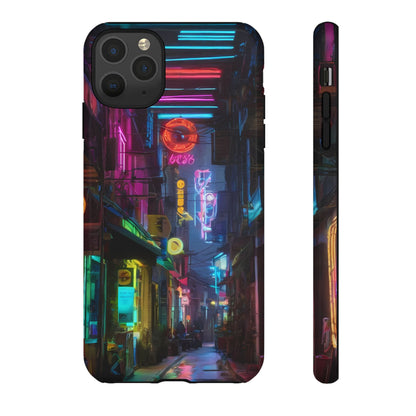 Electric Neon Phone Case for iPhone 8–16 Pro Max, iPhone 8 Plus–13 Mini, iPhone XS–XS Max, iPhone 11–14 Pro Max - Designed by Thalia