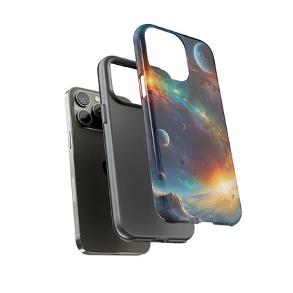 Cosmic Voyage Phone Case for iPhone 8–16 Pro Max, iPhone 8 Plus–13 Mini, iPhone XS–XS Max, iPhone 11–14 Pro Max - Designed by Thalia